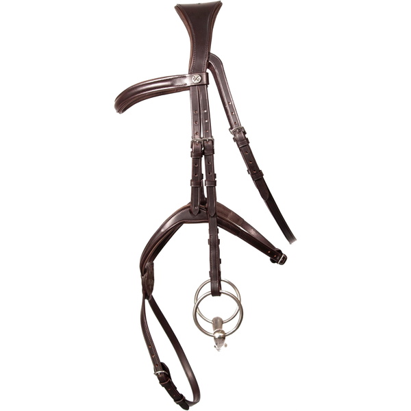 Henry James Grackle Bridle HJ-BR-04 - Brun